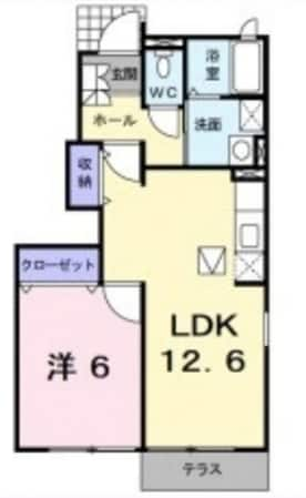 マグノリアハウスの物件間取画像